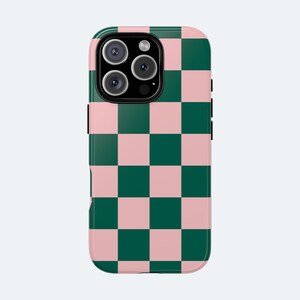 Checkerboard Phone Case | For iPhone 15 Pro Case, iPhone 16 Pro Case, iPhone 12 Case, iPhone 11 Case, More Models, Checkerboard