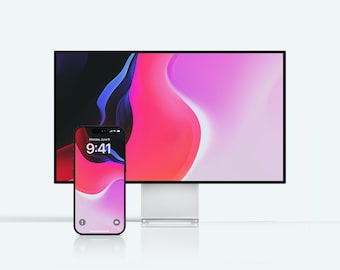 Bundle - Drift Desktop and iPhone Wallpaper | Minimal Desktop Laptop backgrounds | Instant Download