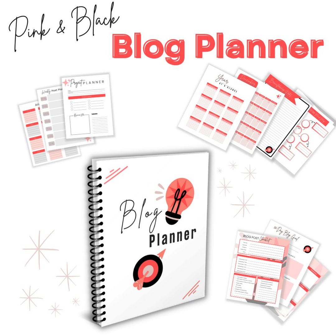 Blog Planner for Entrepreneurs | Printable Blogging Calendar, Content ...