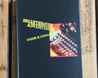 Breakthrough Advertising de Eugene Schwartz - Livro de capa dura, como novo