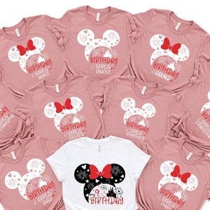 Custom Disney Birthday Squad, Disney Birthday Family Shirt, Disney Birthday Girl and Boy Shirt, Disney Birthday Squad, Disney Matching Shirt