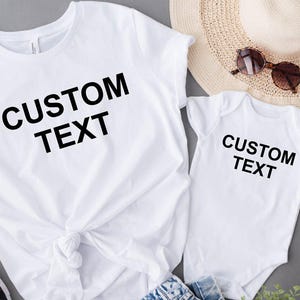 Make Your Own Shirt, Personalized Shirt, Custom Text on Shirt, Inspired Shirt, Custom Shirt, Personalized Gift Tee, Custom Family T-Shirt