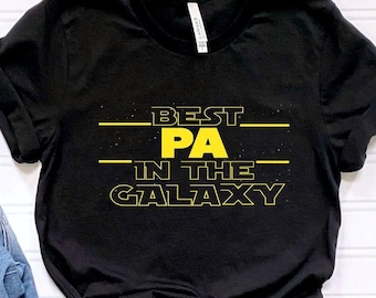Chemise drôle de papa, meilleure chemise de papa dans la galaxie, cadeau de fête des pères, chemise de papa, cadeau de papa drôle, t-shirt de papa génial, cadeau pour une chemise de papa, chemise de fête des pères