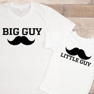 Father and Son Matching Shirts, Fathers Day Gift, Daddy and Son Shirt, Father Son Shirts, Daddy and Me Shirts, Big Guy Shirt, Little Guy Tee