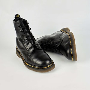 Dr. Martens Boots 10962 Mens Size 11 Black Leather Grunge Punk Goth Combat Dr. Martens Doc 10962 Mens Chunky Leather Grunge Combat Punk  main image 4