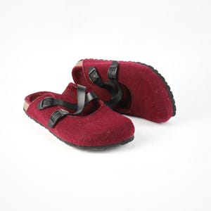 Birkenstock Betula Wool Sandals with Cork Sole and Birko-Flor Straps | Size 40 (25.5 cm) | Comfortable  Durable Everyday Use