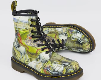 Dr. Martens 1460 St. Georg & der Drache | Größe 37 | Limited Edition Kunst Stiefel