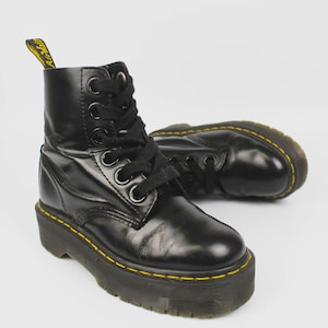 Stivali Dr. Martens Molly neri / Taglia 37 EU / con plateau