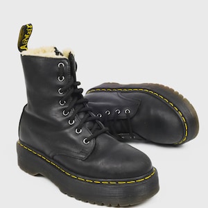 Stivali invernali Dr. Martens Jadon con plateau foderati in pelliccia / Taglia 39 EU