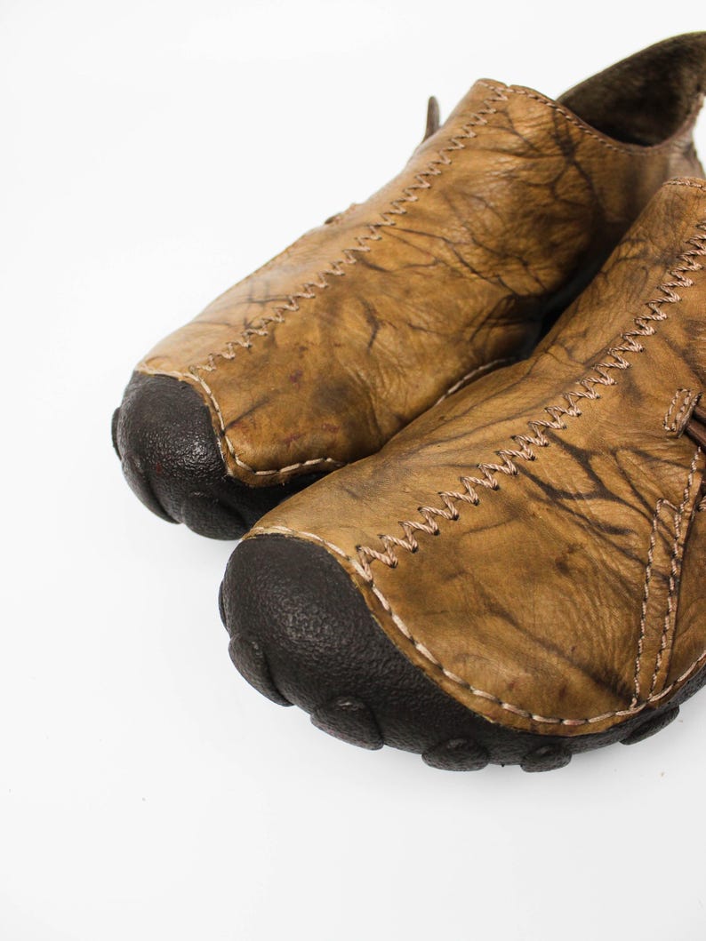 Vintage Clarks Momo Spirit 2 Leather Shoes EU 44.5 Brown Casual Comfort Shoes Bild 8