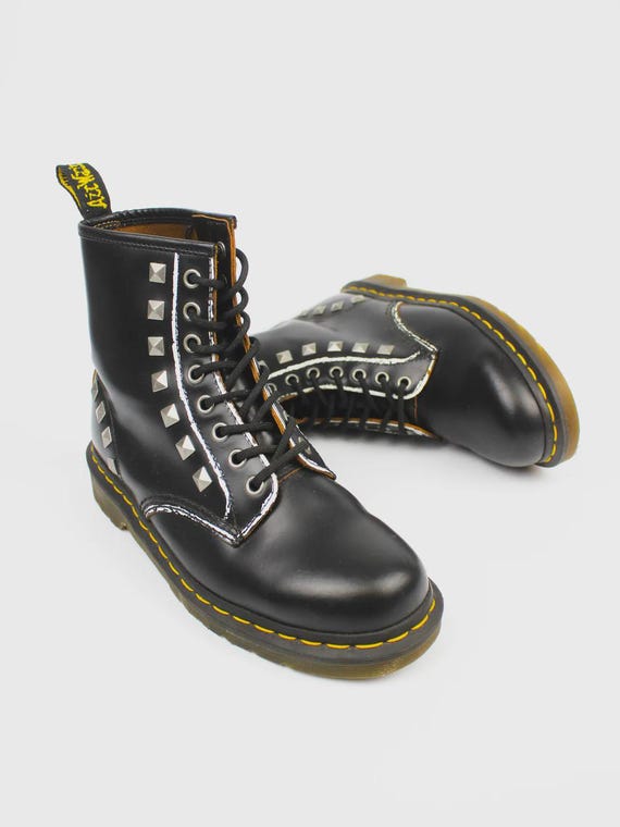 Dr. Martens 1460 Stud Lace up Boots | Punk Leather Boots 