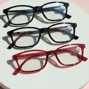 Acrylic Light Weight Rectangular Reading Glasses