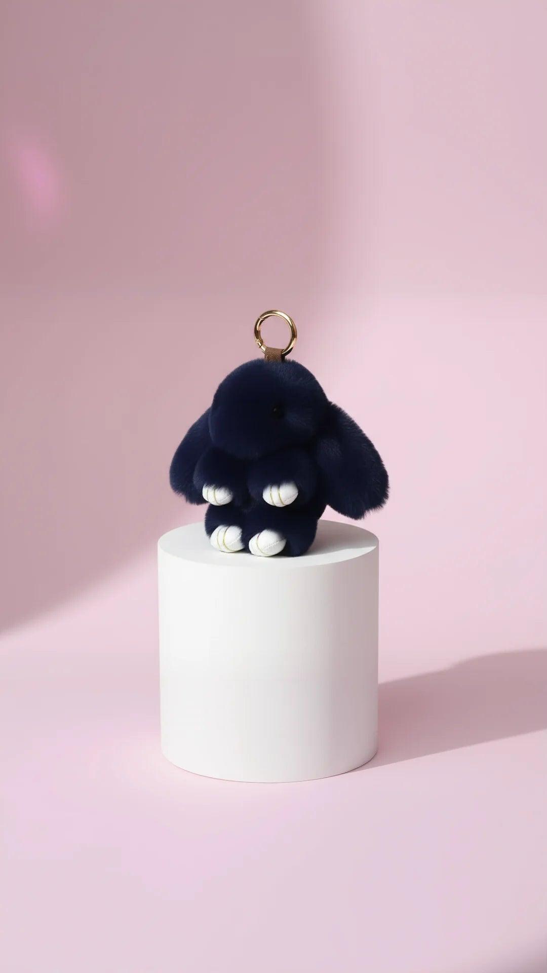 Fluffy Bunny Maxi Rabbit Key Ring & Bag Charm - Etsy