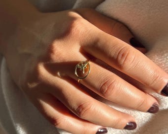 Dragonfly Ring in Sterling Silver, Animal Ring, Cute Insect Ring, Nature Inspired Ring, Summer Stackable Ring