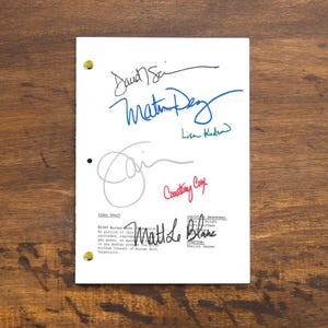 Friends complete Tv Script Series reprint signed screenplay, birthday gift for fan, lover, television series autographed