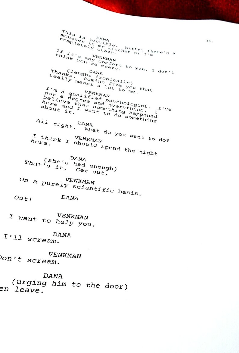 Ghostbusters 3 Script Ghostbusters Movie Script Complete Screenplay Reprint Bill Murray ...
