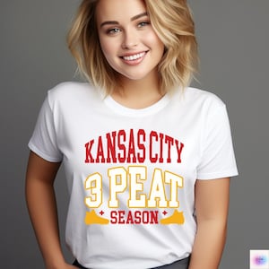 Chiefs 3Peat SVG PNG: Kansas City Football Design (Digital Download)