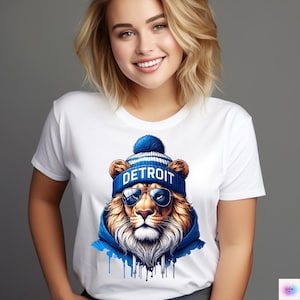 Detroit Football Lion SVG, PNG (Digital Download)