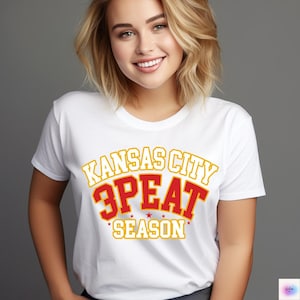 Chiefs 3Peat SVG PNG: Kansas City Football Design (Digital Download)
