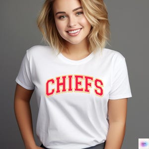 Chiefs Football SVG: Kansas City Team Shirt (Digital Download)
