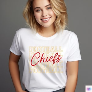 Chiefs Football SVG: Kansas City Team Shirt Design (Digital Download)