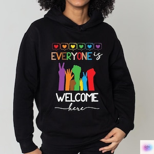 Everyone is Welcome Here Svg Png, everyone is welcome here tshirt, everyone is welcome here print, everyone is welcome here poster