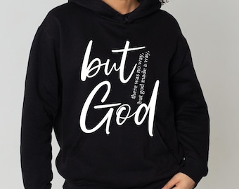 But God PNG SVG: Christian Bible Verse (Digital Download)