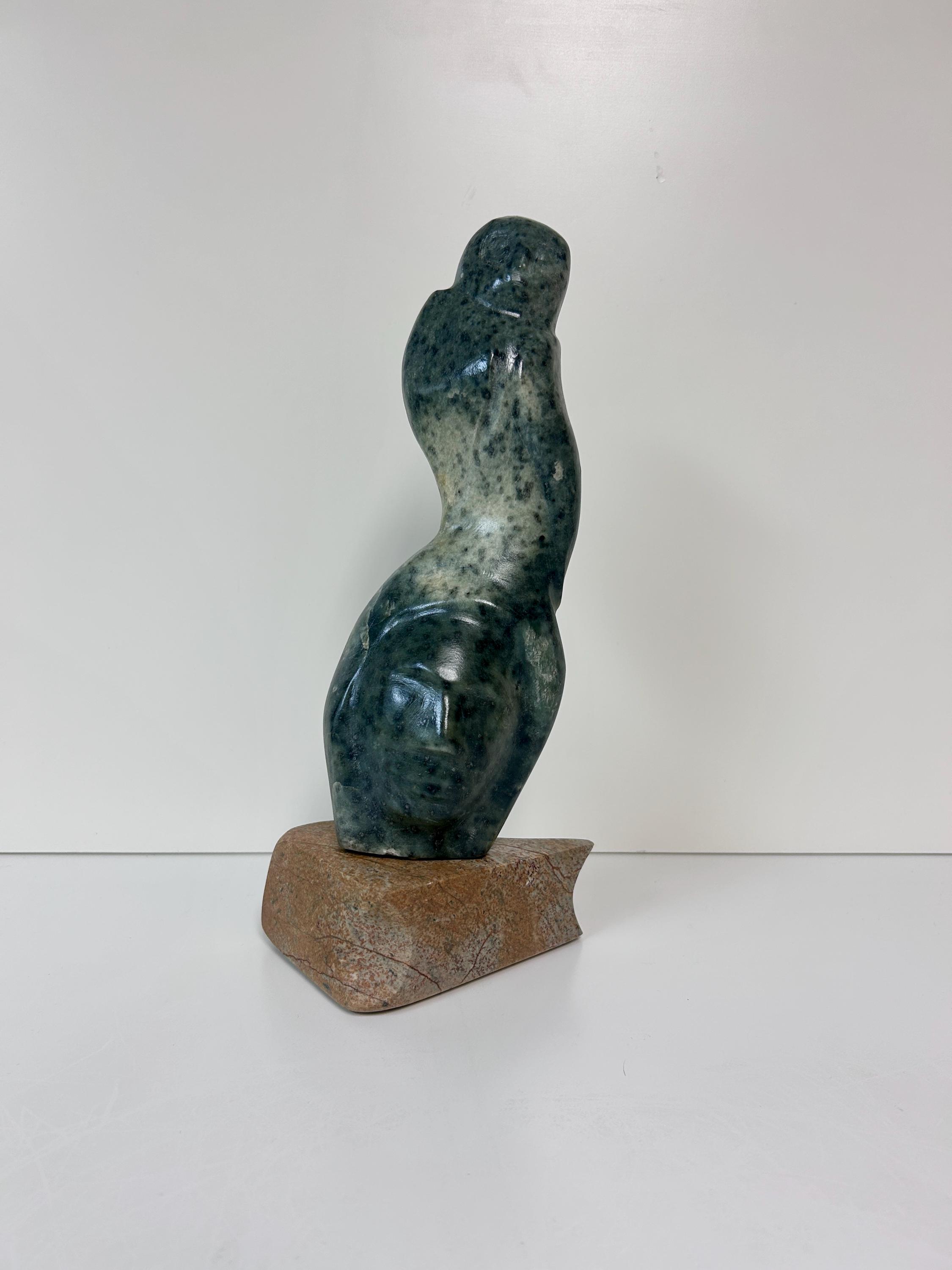 Handmade Soapstone Owl Sculpture: Indigenous Art by Anthony Antoine