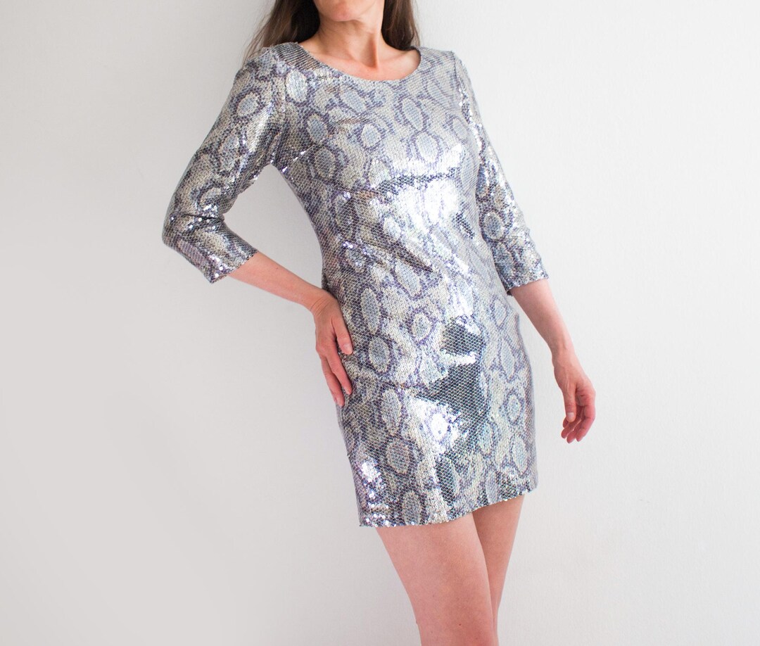 Vintage 00s snake print dress