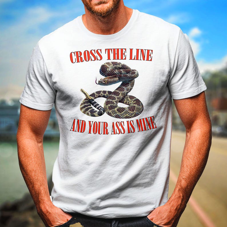 Rattlesnake Shirt with Bold Graphic, 100% Ring Spun Cotton Tee image 13