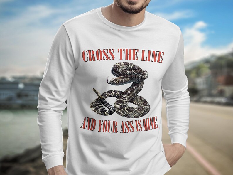 Rattlesnake Shirt with Bold Graphic, 100% Ring Spun Cotton Tee image 3