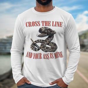 Rattlesnake Shirt with Bold Graphic, 100% Ring Spun Cotton Tee image 17