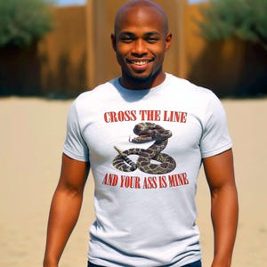 Rattlesnake Shirt with Bold Graphic, 100% Ring Spun Cotton Tee image 6