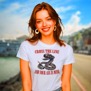 Rattlesnake Shirt with Bold Graphic, 100% Ring Spun Cotton Tee image 16