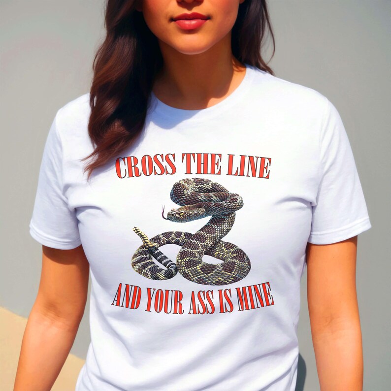 Rattlesnake Shirt with Bold Graphic, 100% Ring Spun Cotton Tee image 12