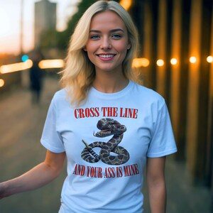 Rattlesnake Shirt with Bold Graphic, 100% Ring Spun Cotton Tee image 11