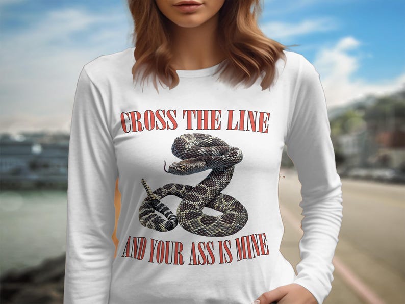 Rattlesnake Shirt with Bold Graphic, 100% Ring Spun Cotton Tee image 2