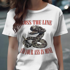 Rattlesnake Shirt with Bold Graphic, 100% Ring Spun Cotton Tee image 5