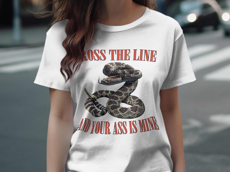 Rattlesnake Shirt with Bold Graphic, 100% Ring Spun Cotton Tee image 5