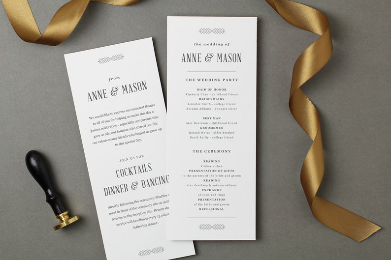 Wedding program templates for mac pages printable Wedding program templates for mac pages printable