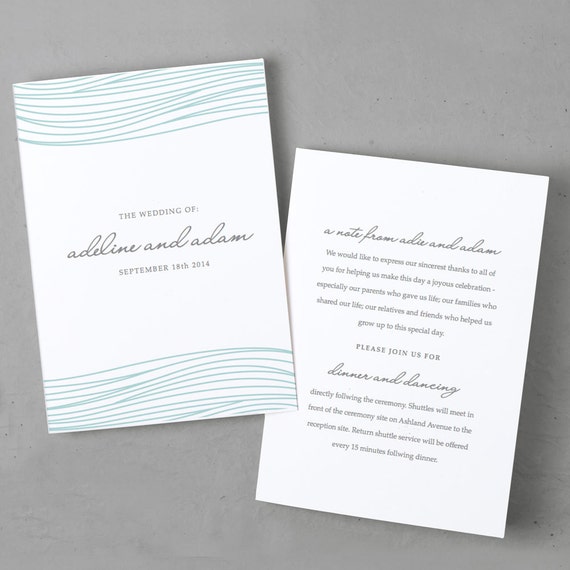 wedding program template for mac word