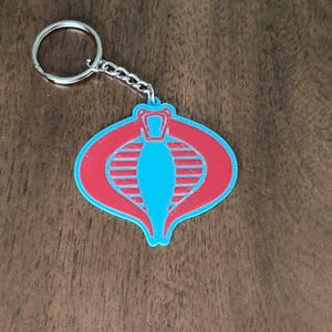 Gi Joe/ Cobra Keychain