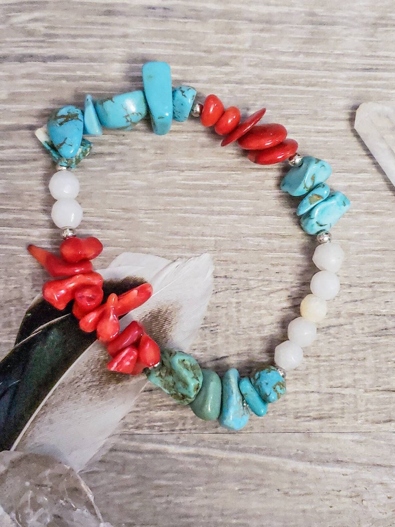 ocean vibes summer style coral beach vibes summer jewelry Mother/'s day gift beachy tropical jewelry