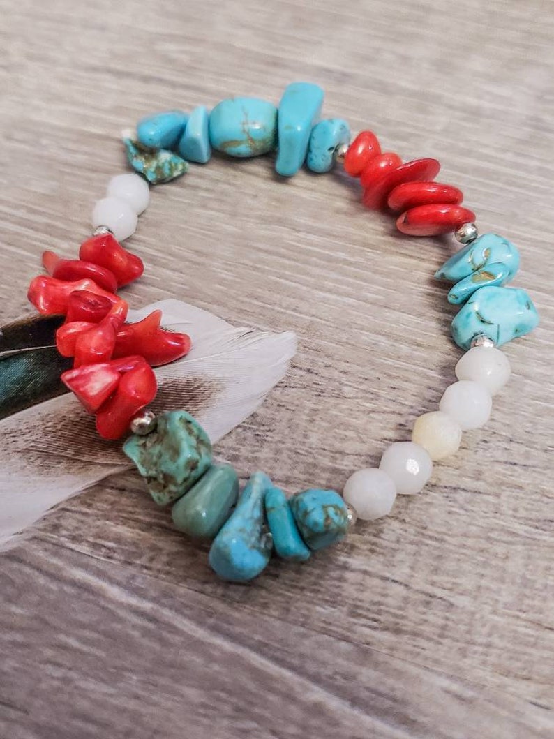 ocean vibes summer style coral beach vibes summer jewelry Mother/'s day gift beachy tropical jewelry