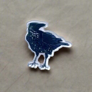 Raven Acrylic Pin