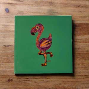 Flamingo Ceramic Coaster