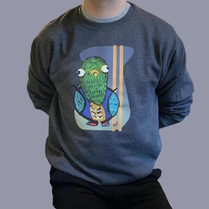Sweatshirt met grafische duif