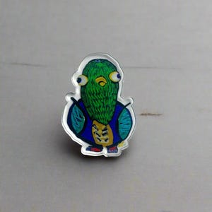 Pigeon Acrylic Pin
