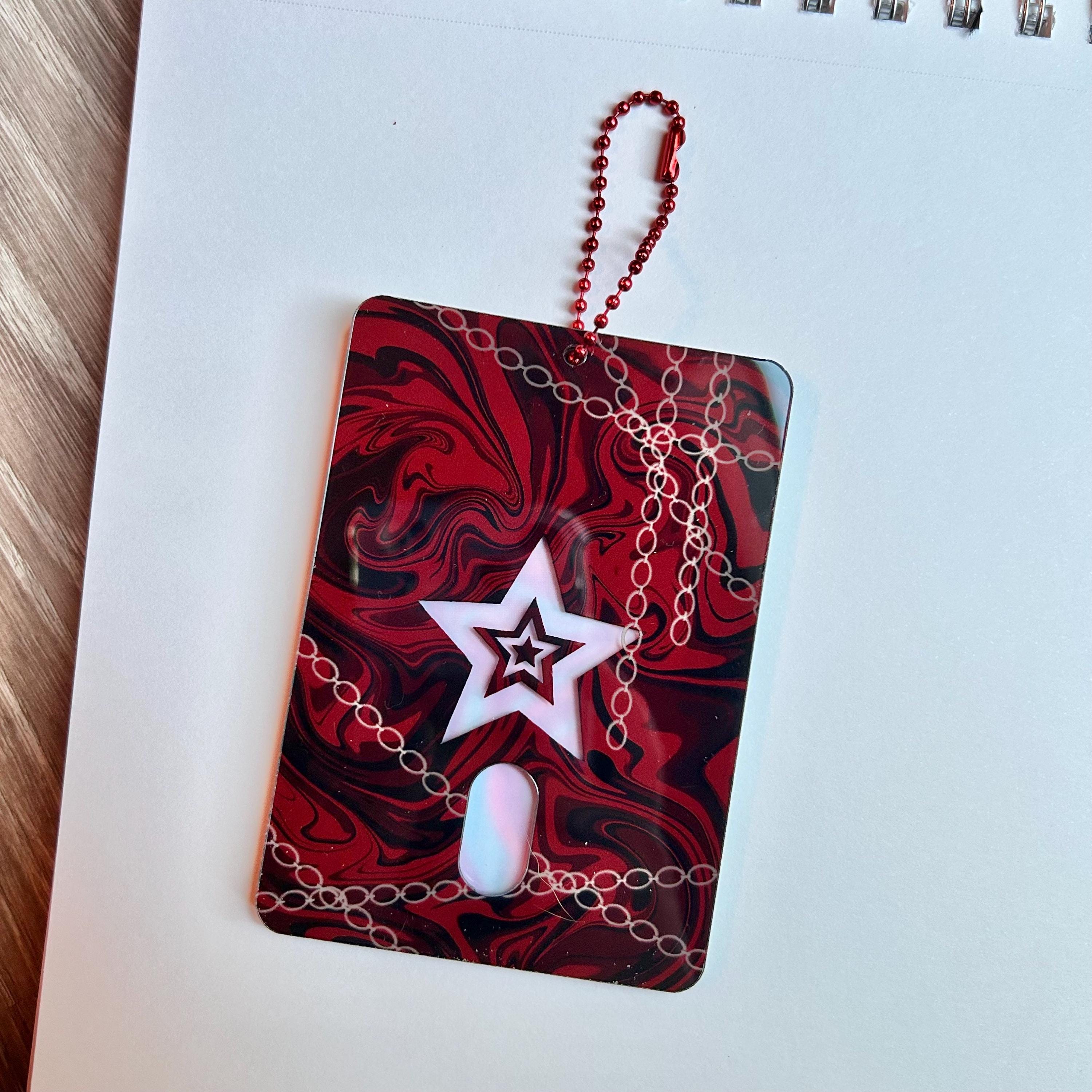 Skz/atz Red Acrylic Toploader Keychain! | Kpop Photocard Keychains