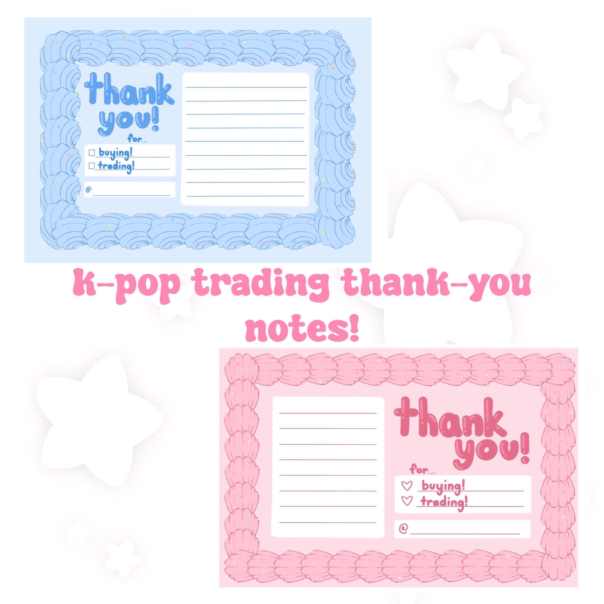 Bts Thank You Cards - Etsy